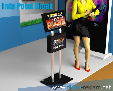 Outdoor Info Point Kiosk | Outdoor Dokunmatik Kiosklar | Info Point | Özel Tasarım Kiosk